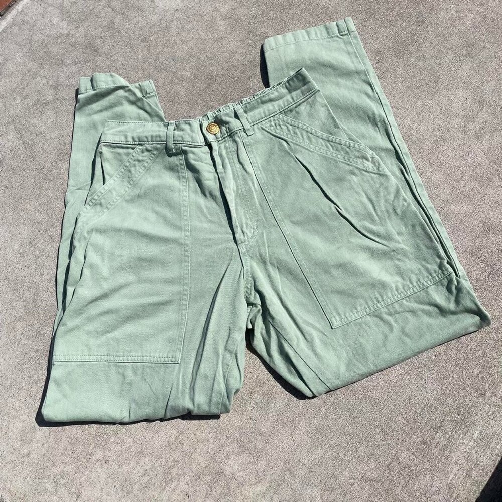 Big Bud Press Pencil Pant in Pale Sage Green